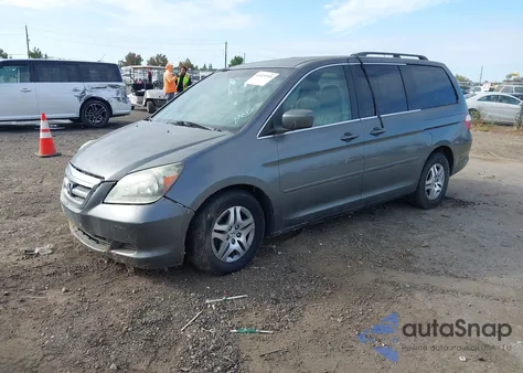2007 Honda Odyssey Ex-L z USA, uszkodzony, nr VIN 5FNRL38737B058004